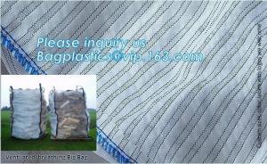  customizable PP u-panel baffle big bag /coated white woven PP jumbo bag/ventilated 4 panel baffle bag/all colors availab Manufactures