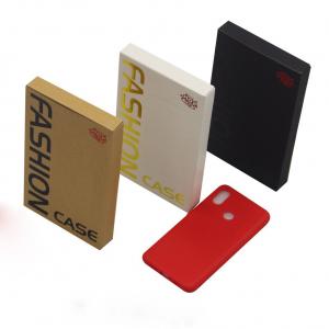 China Embossed Printing Cell Phone Accessories Packaging , Mobile Cover Packaging Box on sale
