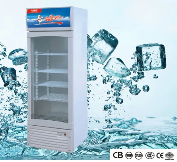 Quality Supermarket Upright Fridge Freezer R134A Refrigerant 253 liter for sale