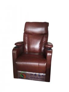 China Synthetic Leather Theater Seating Sofa European Style Wear Resistant Fabric on sale