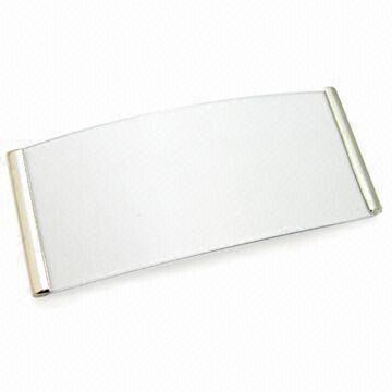 Buy cheap Magnetic Plastic Name Badges, Measures 78 x 32mm, Available in Silver from wholesalers