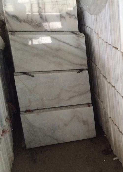 Guangxi White marble polished 240x140cm tile slab gloss floor tiles window sill