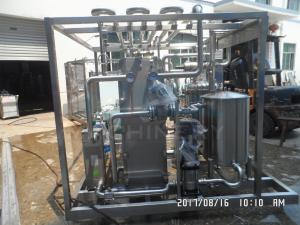  300L Small Stainless Steel Tubular Fruit Pulp Pasteurizer Tubular Type Pasteurizer Machine For Milk Manufactures