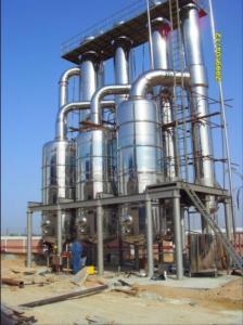  Coconut Water Concentration Stainless Steel Triple Effect Falling Film Termal Evaporator Manufactures