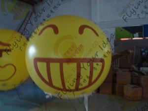  Amazing Round Inflatable Advertising Balloon Attractive Smile Design Manufactures