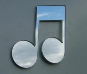  High Quality Music Symbol Shape Acrylic Mirror Sheets Manufactures