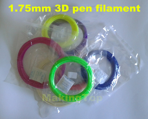  3D pen filament 50g/bag 1.75mm ABS PLA Manufactures