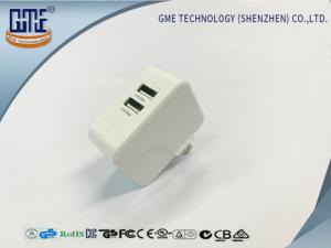  5V 1A 5V 2.4A Dual Port Usb Wall Charger Adapter US Plug for Phone Charging Manufactures