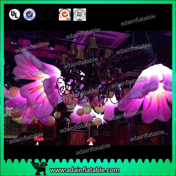  Durable Inflatable Flowers Wedding With Changing Led Lights Custom Design Manufactures
