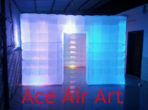  3.6mL x3.6mW*2.4mH Wonderful Cube led inflatable Tent/Inflatable Lighting Studio /Big Inflatable Photo Booth Manufactures