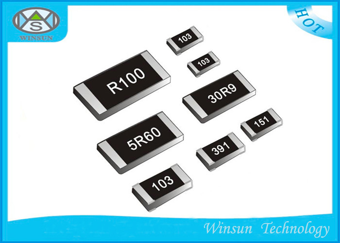 China Miniature Metal Oxide Film Resistor 0201 - 2512 High Reliability Thin Film Resistor on sale