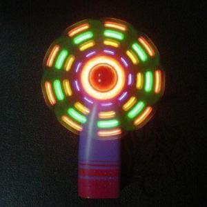  Flashing LED Fan, Made of Plastic, Powered by Three AAA Batteries Manufactures