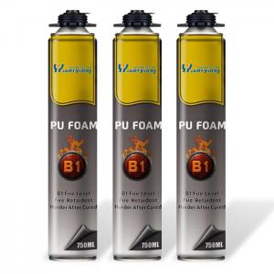  750ml Polyurethane Expansion Pu Foam Spray Manufactures