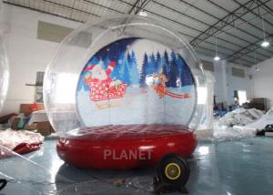  4M 5M Inflatable Bouncing Snow Globe Photo Booth With Blower Manufactures