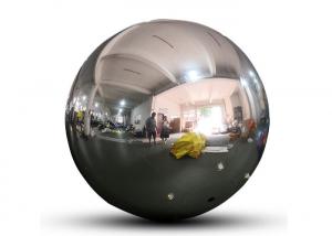  PVC Festival Decorative Inflatable Hanging Mirror Ball / Balloon Silver Reflective Mirror Sphere Manufactures