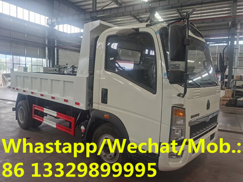 China HOT SALE! SINO TRUK HOWO 4*2 LHD 129hp Euro 4 diesel dump truck for Phillipines, customized dump tipper truck for sale on sale