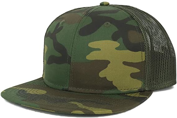  Common Fabric 3d Embroidery Camo Trucker Cap For Female Manufactures
