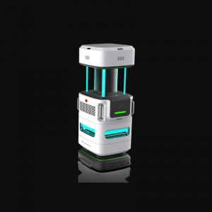  Lithium Battery 30Ah Polyurethane Disinfection Robot For Home Schedule Manufactures