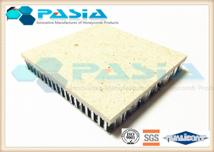 Quality Limestone Aluminum Honeycomb Panel with Extreme Flat Surface for Outdoor Decoration for sale
