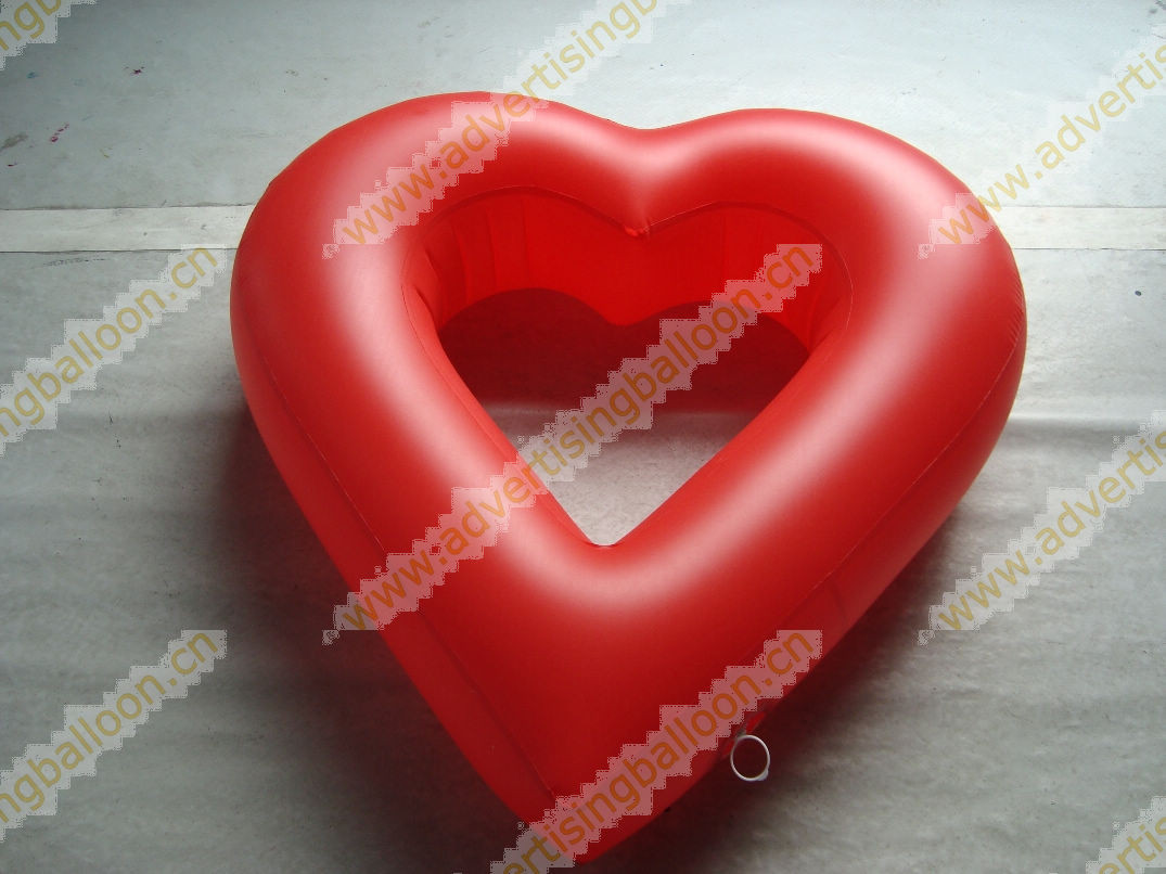  Inflatable Advertising Helium Love Shaped ,Custom Shaped Balloons for EventsSHA-19 Manufactures