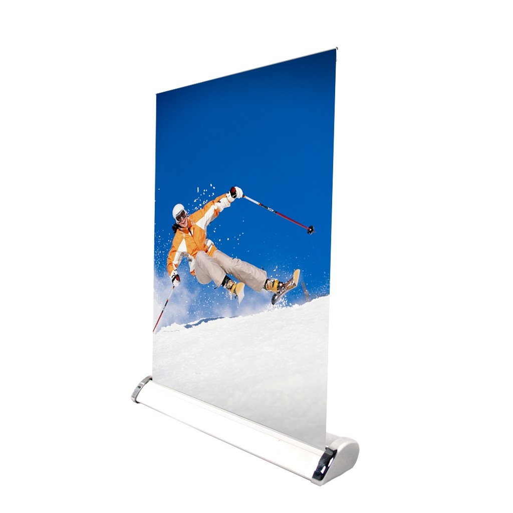  Single Side Expandable Banner Stand , A4 Size Retractable Display Banners Manufactures