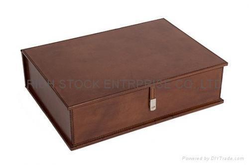 Quality leather packing box for sale
