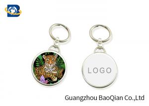  Cute Aniaml Image Lenticular Keychain 3D Effect Customizes Key Ring Eco - Friendly Manufactures