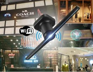  New Tech Advertising Spinning Hologram Projector For Street Stores / Supermarket Manufactures