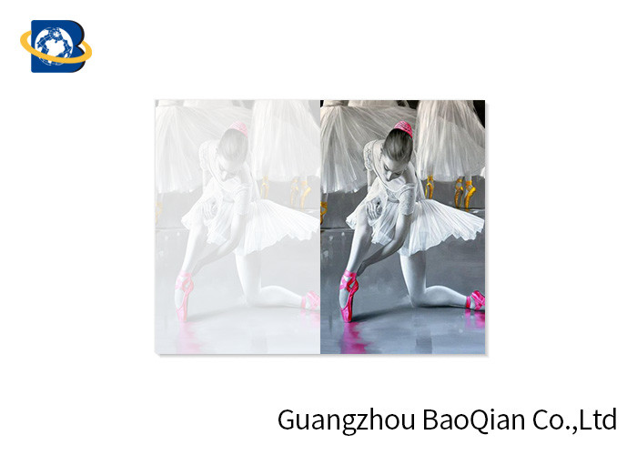  Pretty Ballet Girl Lenticular Greeting Cards 3D Image PET / PP Printing Flip Effect Manufactures