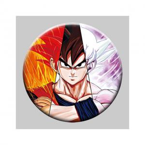  Round 5x5cm 3D Flip Lenticular Anime Pins With Goku Manufactures