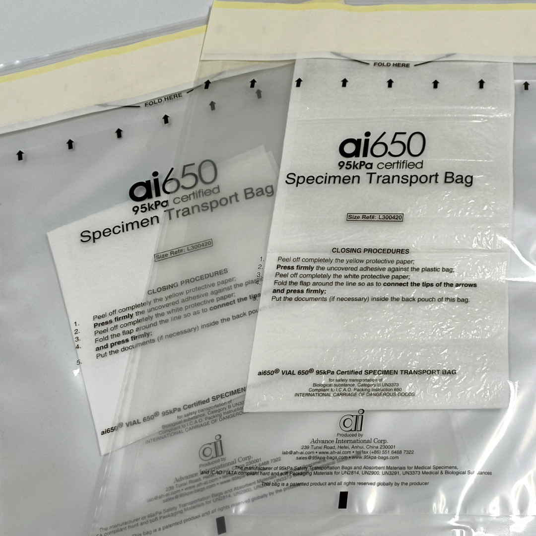 China Customized Plastic Ziplock Biohazard Specimen Bag Zipper Seal Medical on sale