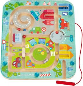 China Kids Magnetic Puzzle Maze Board With Pen Brain Development Toys For 2 Year Olds on sale