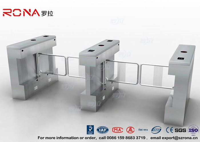  Automatic Pedestrian Swing Gate RFID Card Reader Infrared Sensor Security Turnstile Manufactures
