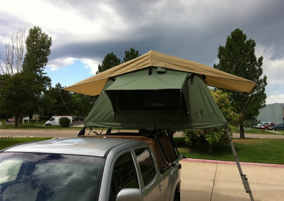  Aluminum Pole 4 Man Roof Top Tent , Kukenam Truck Mounted Tent Anti UV Manufactures