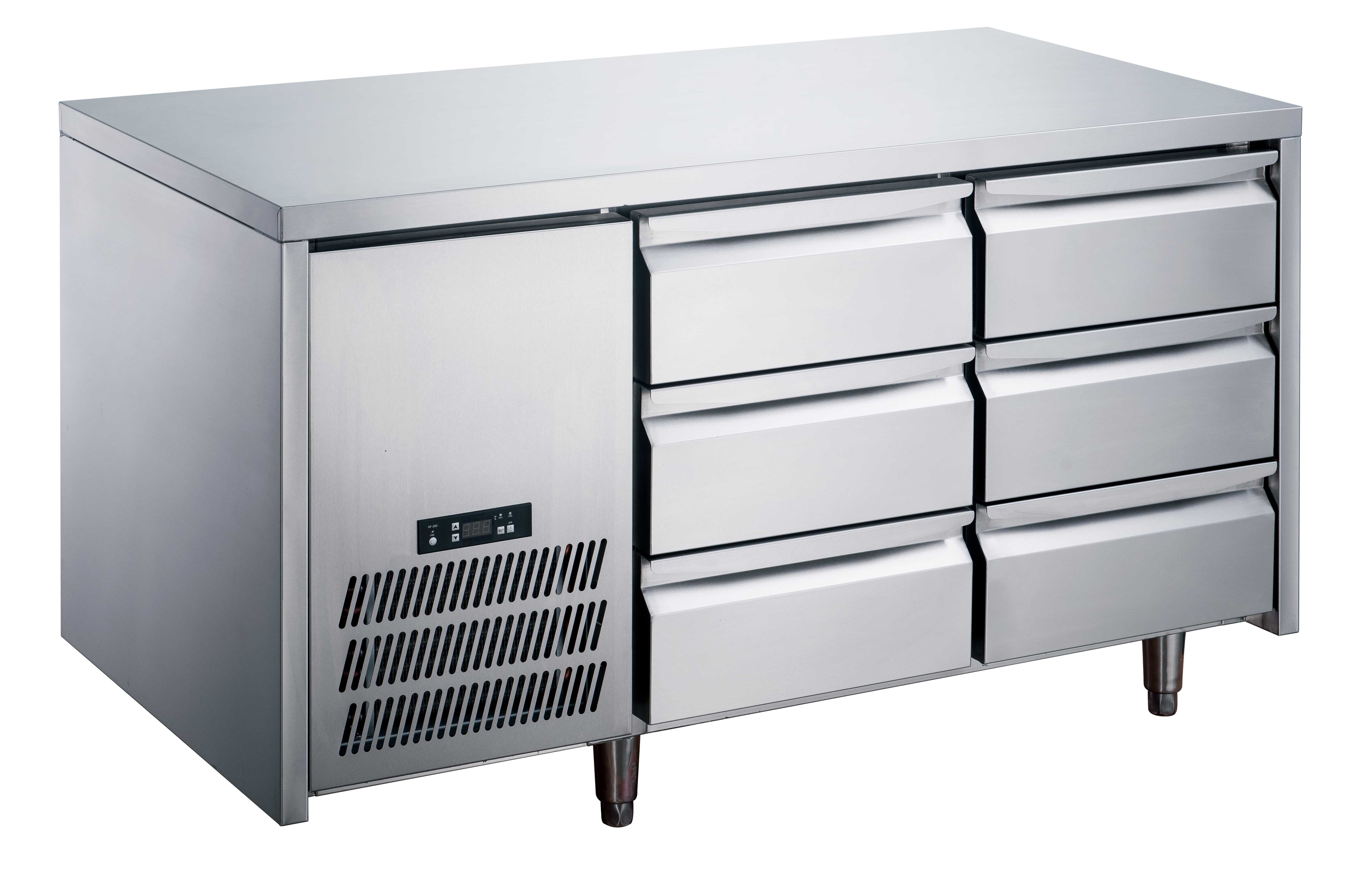 China Kitchen / Restaurant Industrial Refrigeration Equipment Worktable Refrigerator on sale
