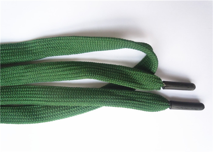  Custom Print Nylon Polyester Flat Shoe Laces With Plastic Tip Manufactures