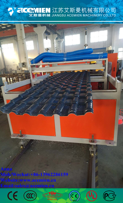  PVC Wave Tile Extrusion Line plastic roof tile making machine Manufactures