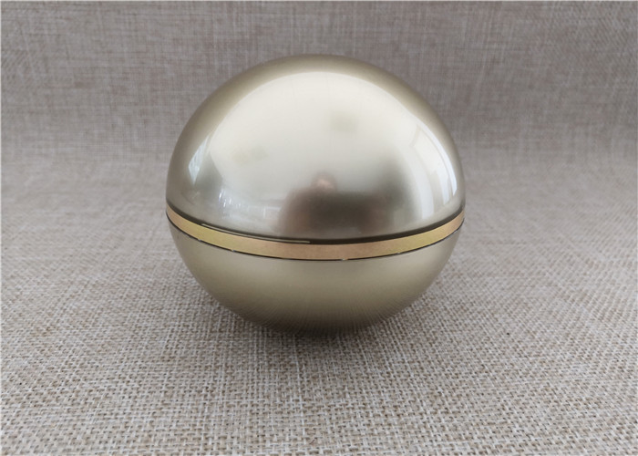 China Spherical Acrylic Jars For Cosmetics PP / PE Material 100G 95 * 90MM on sale