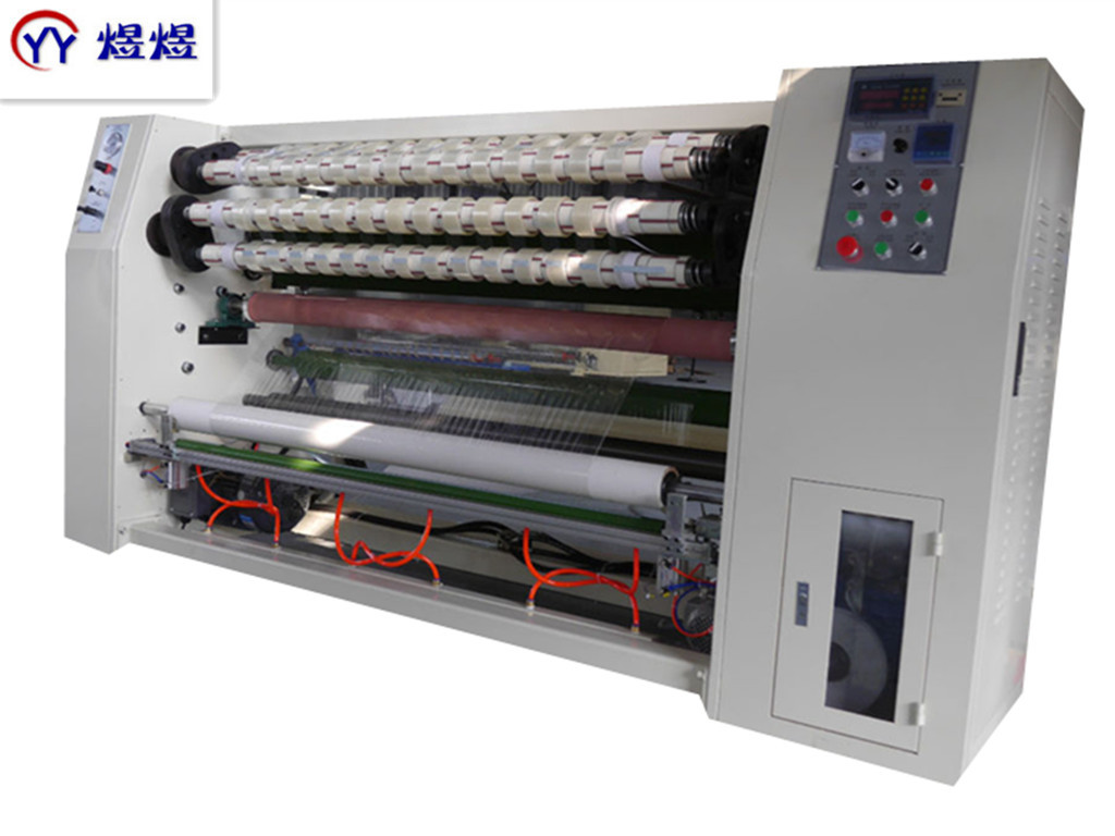  Adhesive BOPP Printed Sealing 1300mm Tape Slitter Rewinding Machine Manufactures