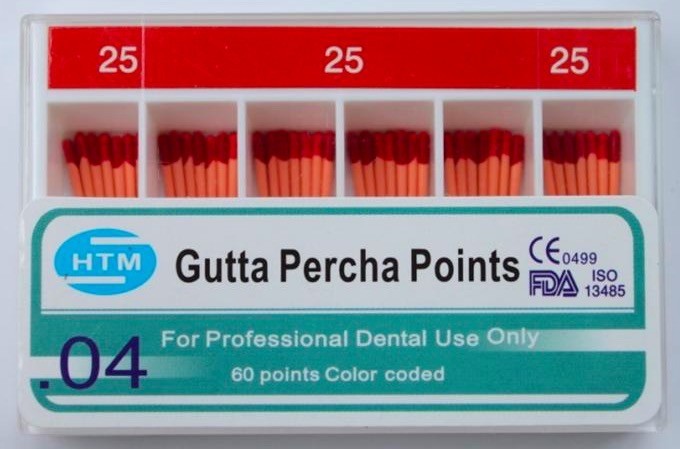  Gutta percha point T0.04 Manufactures
