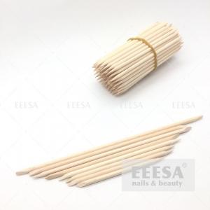  Disposable  Orange Wood Sticks Double Ended Non Toxic Eco Friendly Manufactures