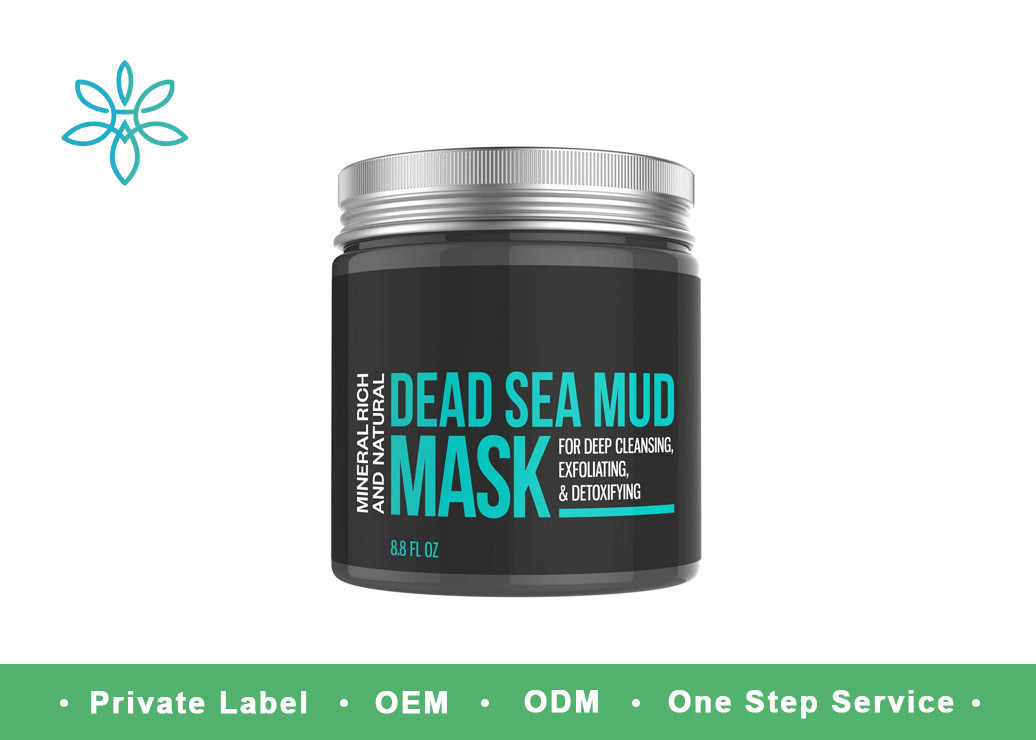 China Private Label Natural Dead Sea Mud Face Mask For Oily Skin Blackheads on sale
