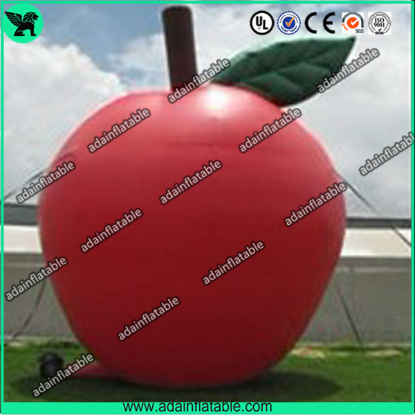  Custom Red Inflatable Products 5M Oxford Inflatable Apple For Advertisement Manufactures