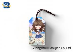  Cartoon 3D Picture Custom Printed Hang Tags , Personalized Hang Tags For Clothing Manufactures