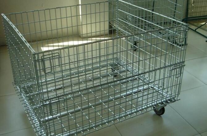 Buy cheap Wire Mesh Container with Removable Wheel from wholesalers