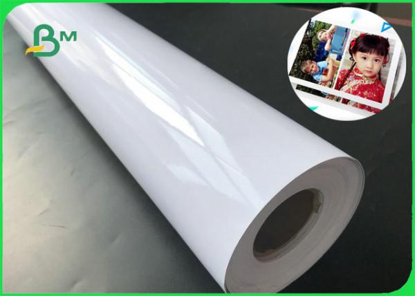 Quality Dye Ink 160g 180g 200g Waterproof Glossy Inkjet Paper 36" X 50m Photo Paper Roll for sale