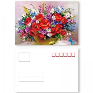 Vivid Plant Two Sides Printing 3D Lenticular Card customized design