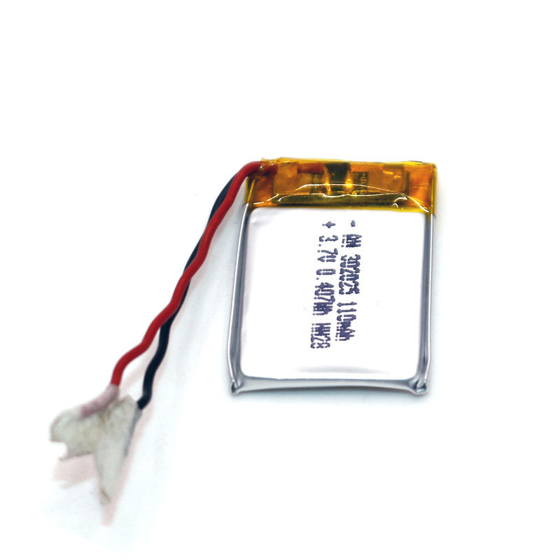  PL302025 110mAh 0.4Wh 3.7 Volt Lithium Polymer Battery Manufactures