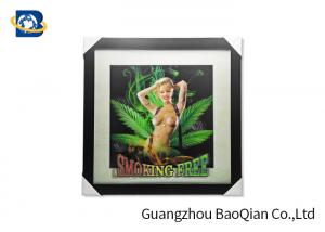  Sexy / Nude Girl 5D 3D Lenticular Printing Pictures For Home Decoration Manufactures
