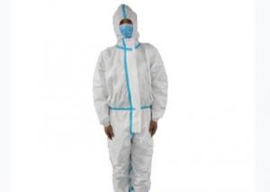  Breathable Film Laminated Disposable Protective Gowns Suit Non Woven fabric Manufactures